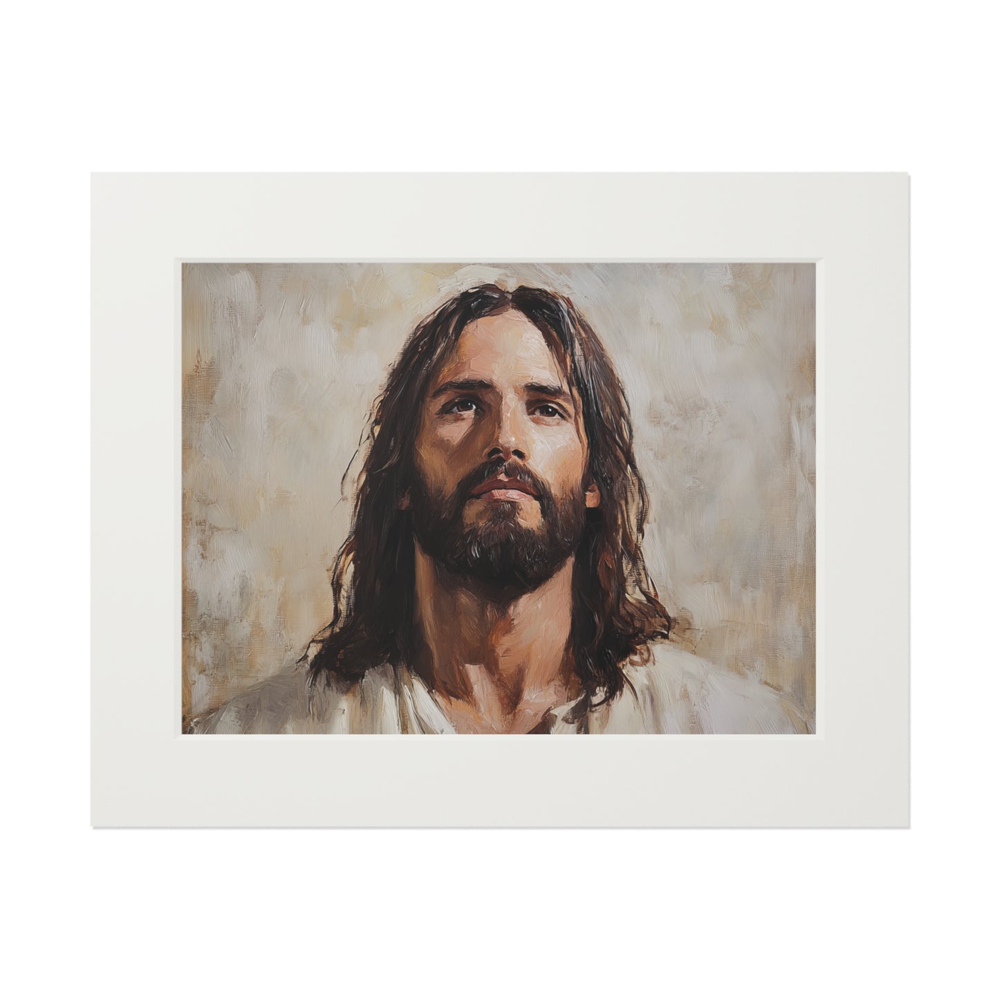 JESUS Fine Art Prints (Passepartout Paper Frame)