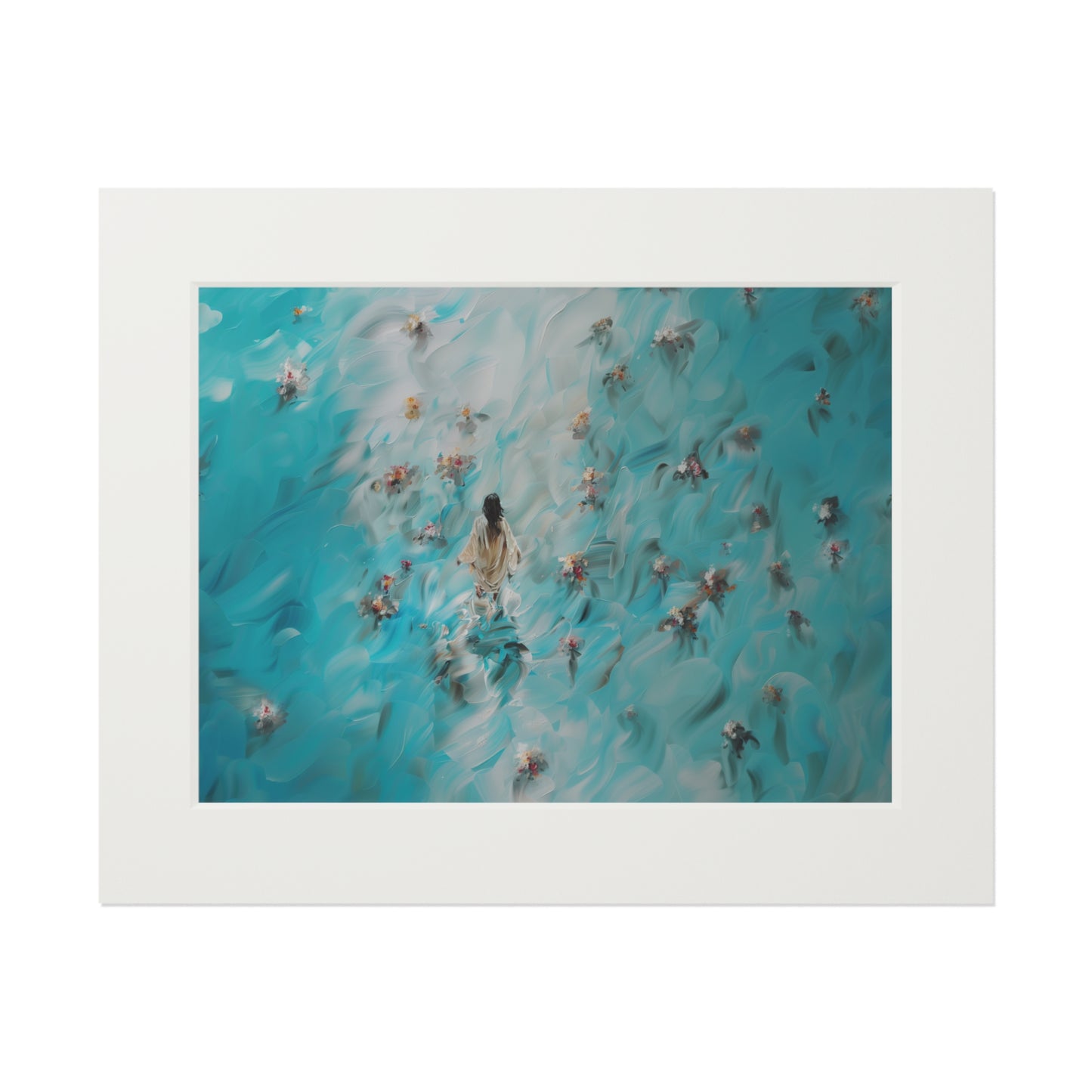 WATERY MIRACLES Fine Art Print (Passepartout Paper Frame)