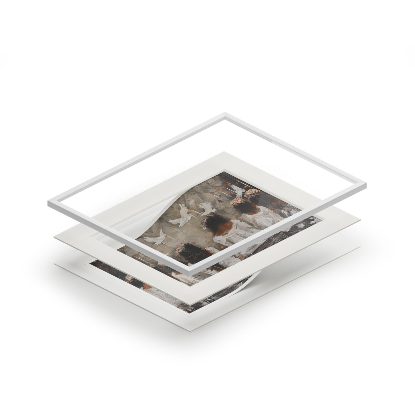 SEVEN SPIRITUAL GIFTS Fine Art Prints (Passepartout Paper Frame)