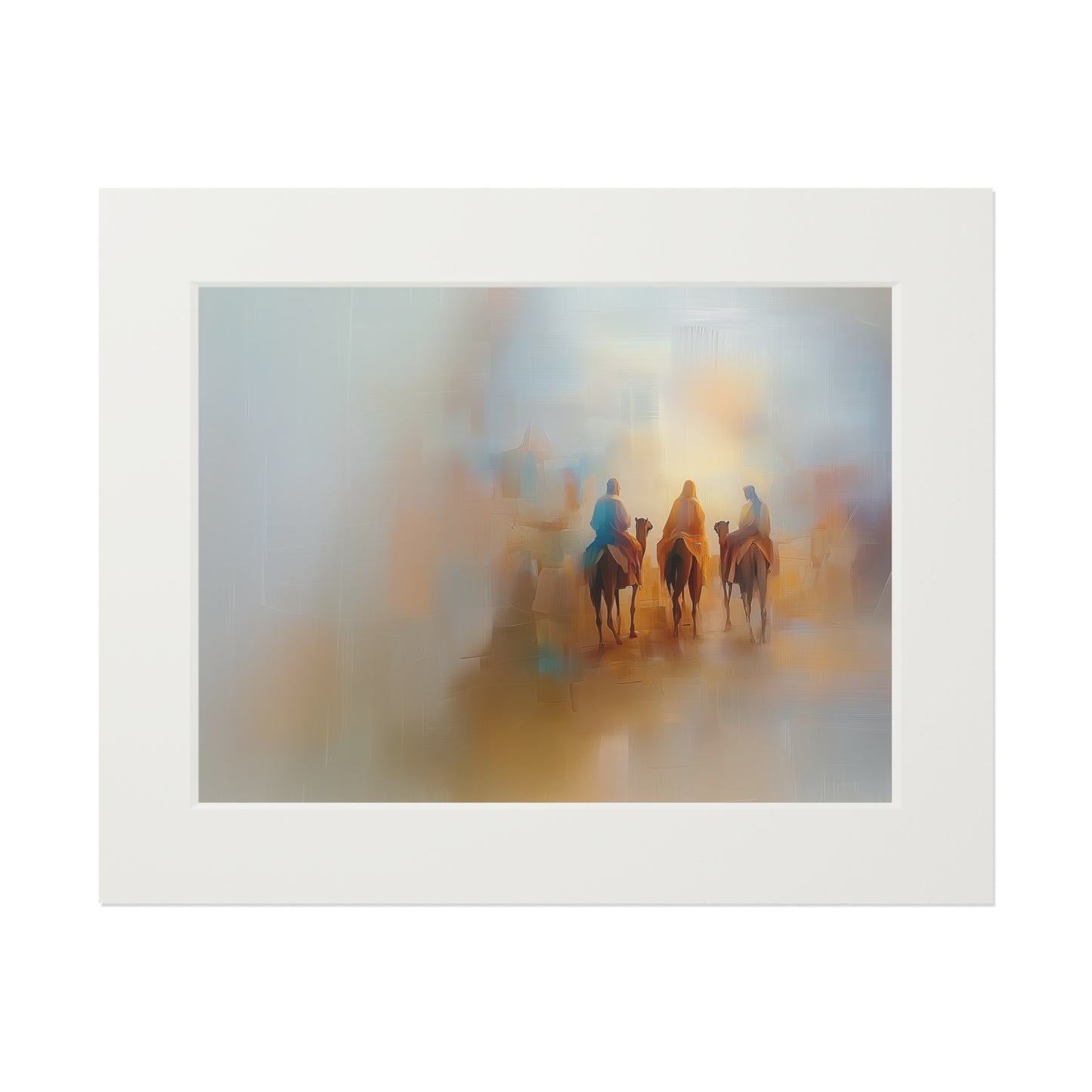THREE WISE MEN Fine Art Prints (Passepartout Paper Frame)