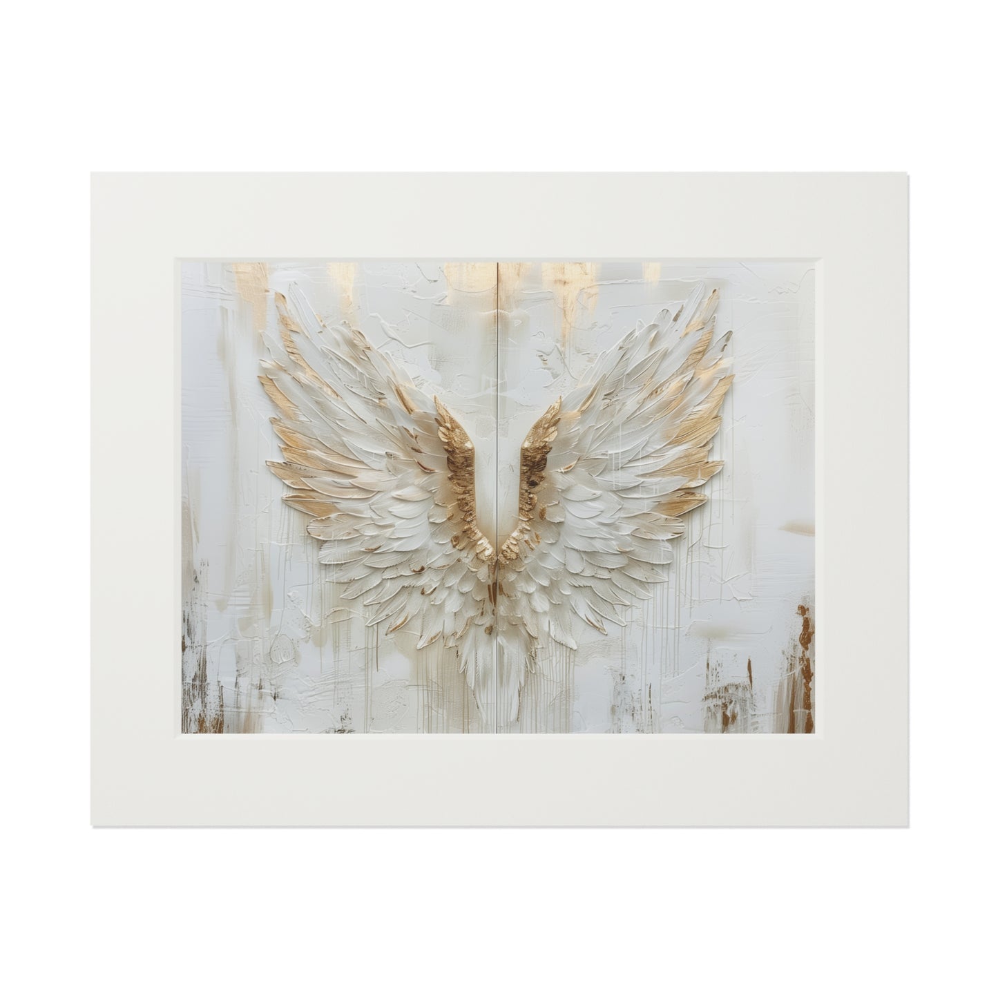 MESSENGERS WINGS Fine Art Print (Passepartout Paper Frame)