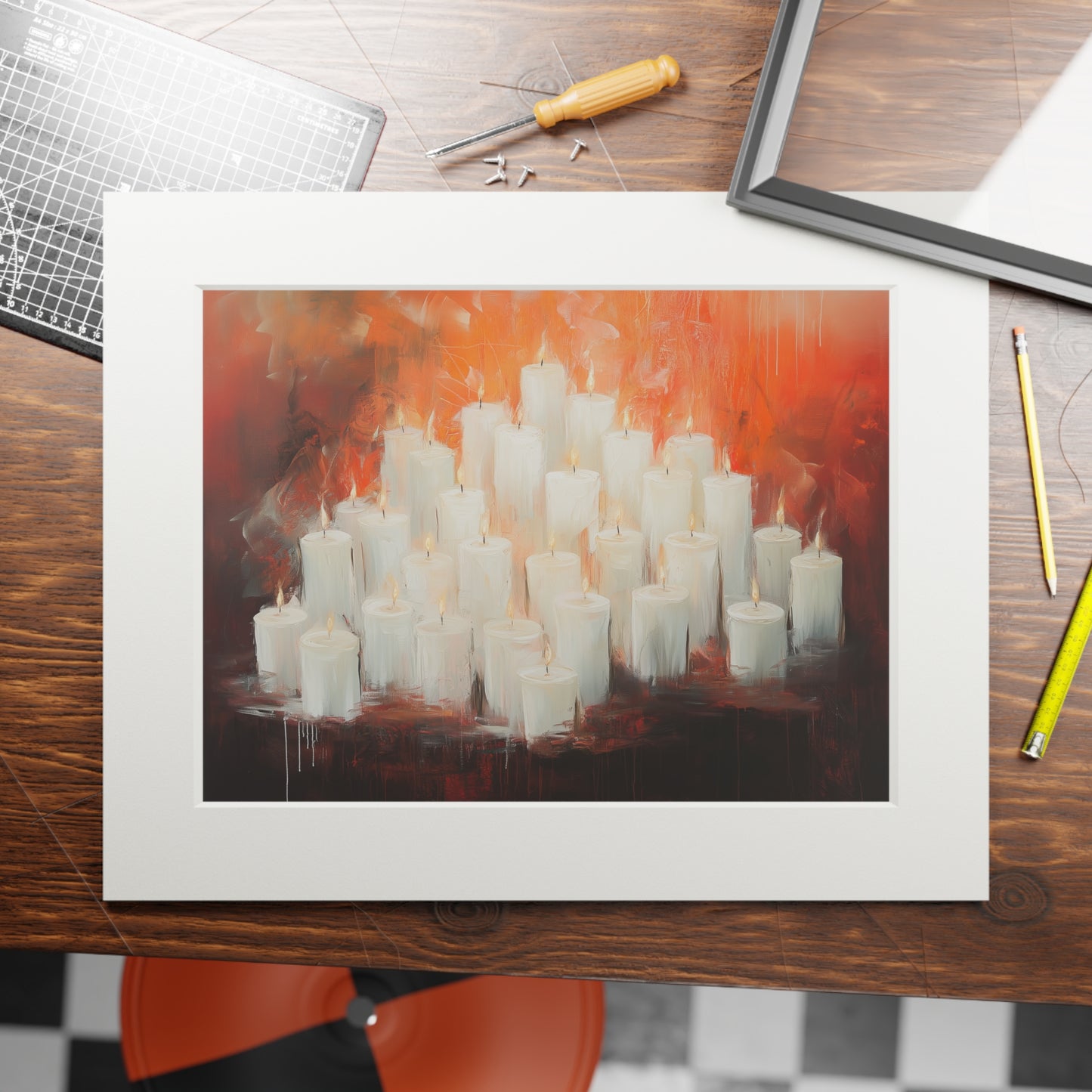 ALTAR Fine Art Print (Passepartout Paper Frame)
