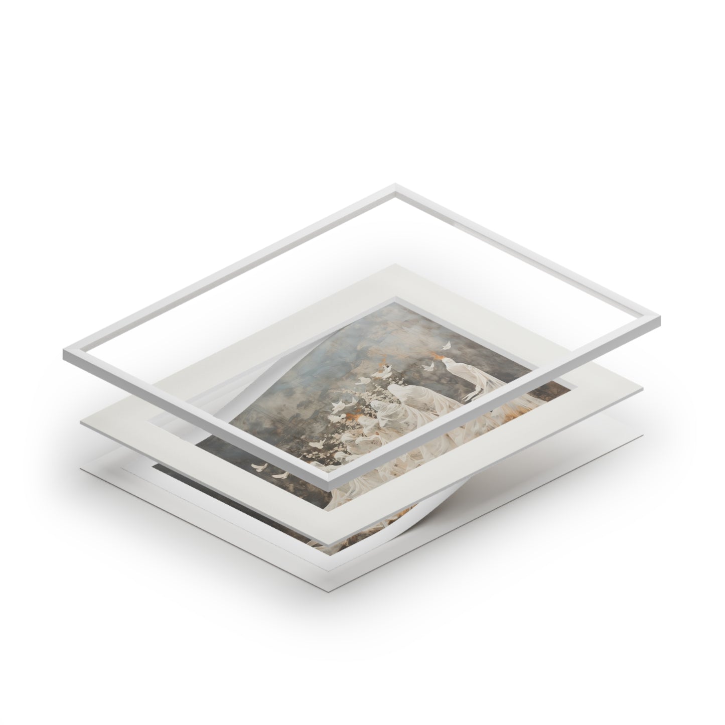 Fine Art Prints (Passepartout Paper Frame)