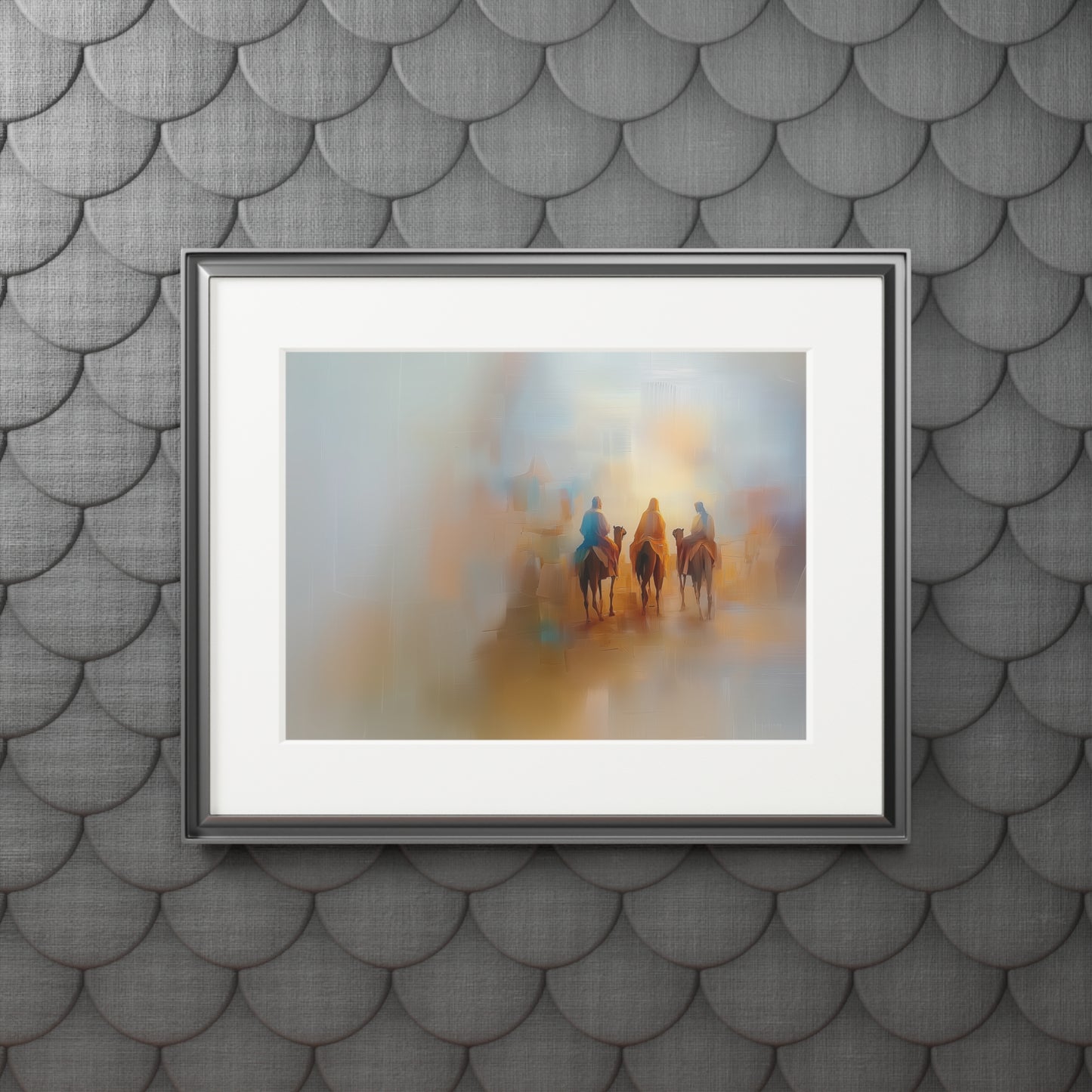 THREE WISE MEN Fine Art Prints (Passepartout Paper Frame)