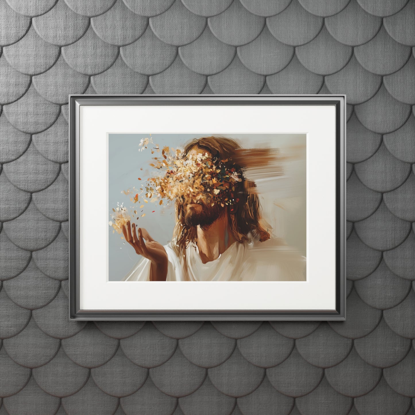I AM THE VINE Fine Art Prints (Passepartout Paper Frame)