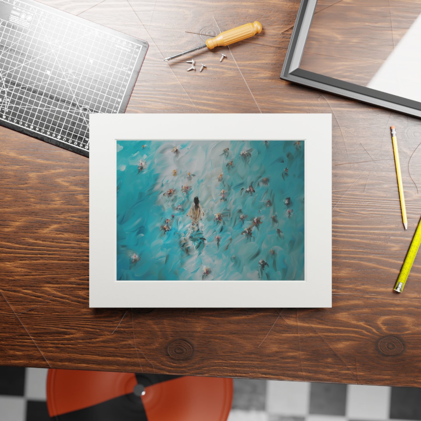 WATERY MIRACLES Fine Art Print (Passepartout Paper Frame)