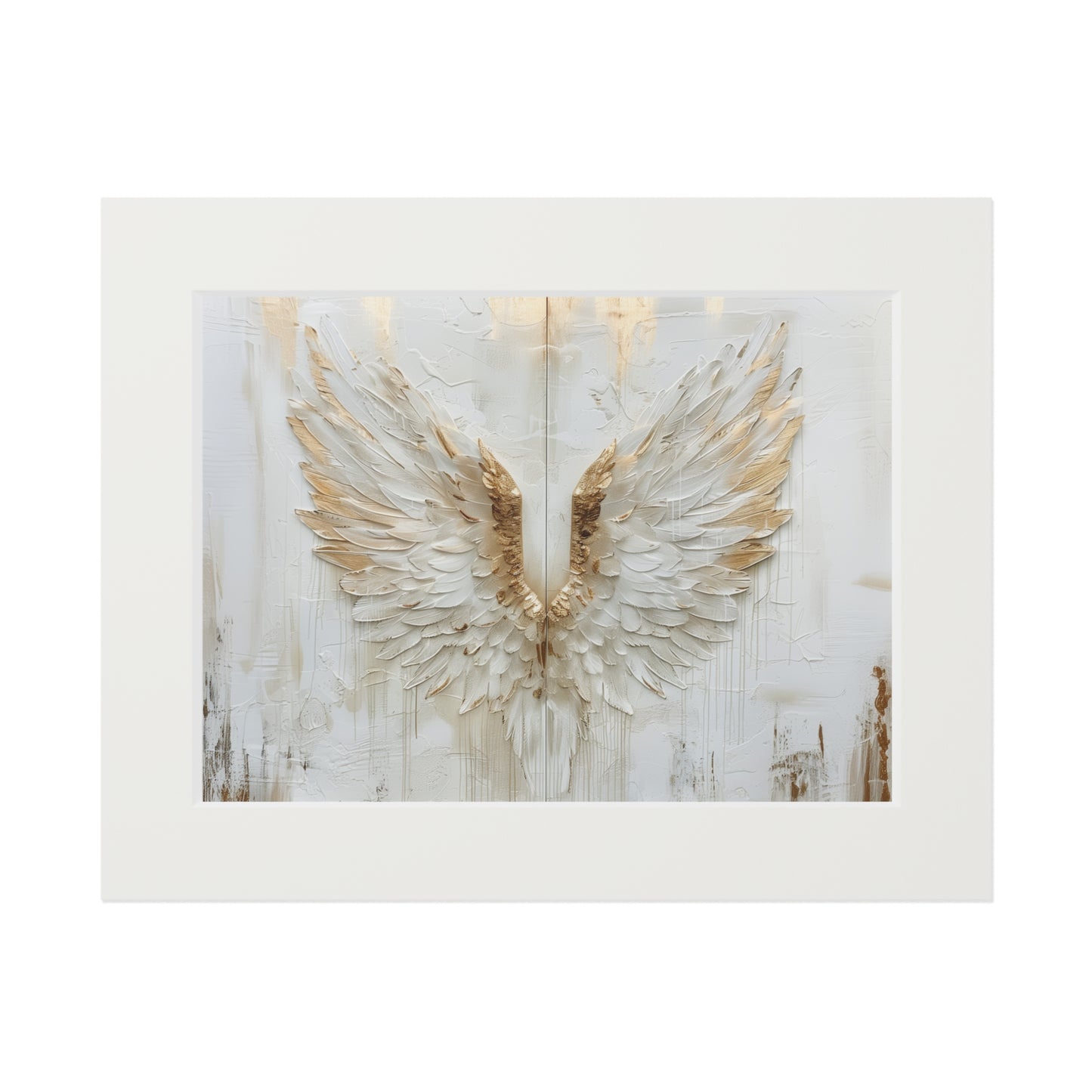 MESSENGERS WINGS Fine Art Print (Passepartout Paper Frame)