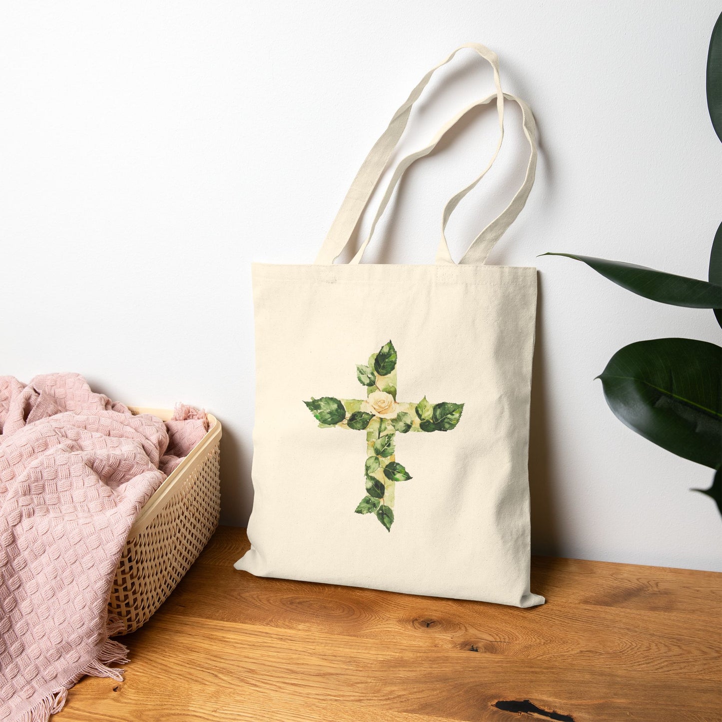 EDEN CROSS Cotton Canvas Tote Bag