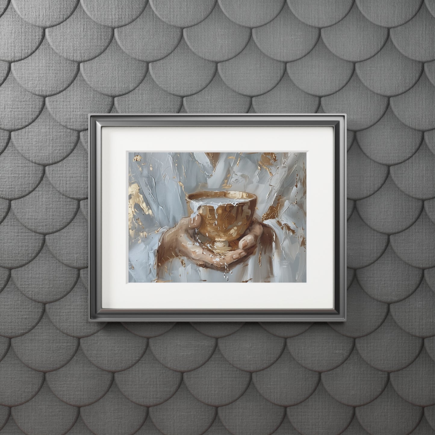 CUP OF LIFE Fine Art Print (Passepartout Paper Frame)