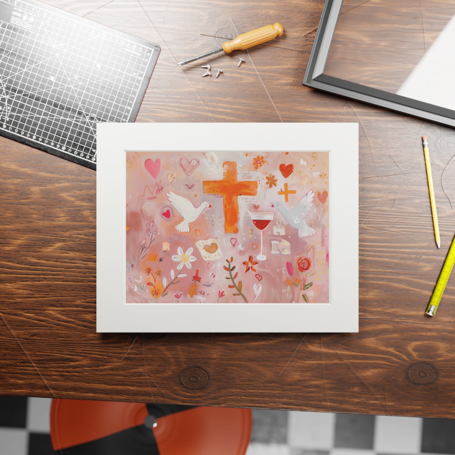 HOLY Fine Art Print (Passepartout Paper Frame)