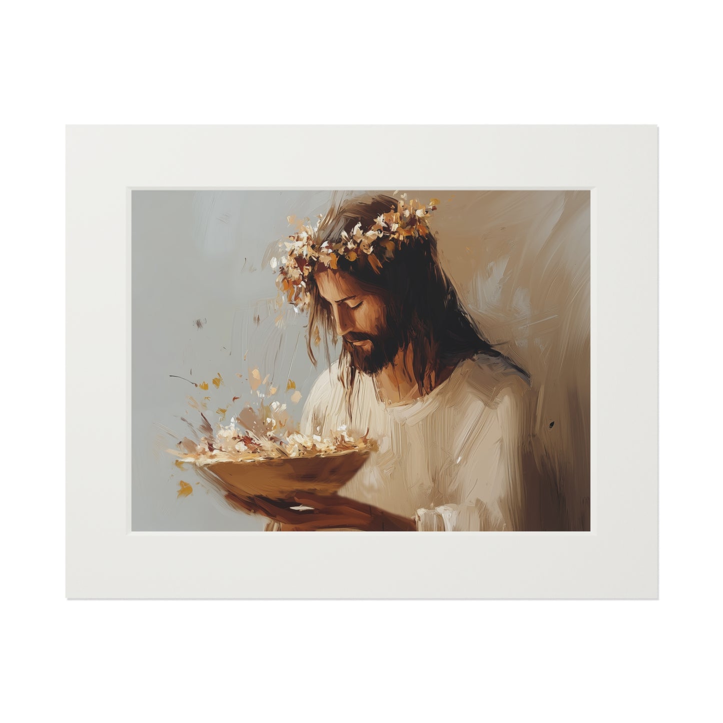 BREAD OF LIFE Fine Art Prints (Passepartout Paper Frame)