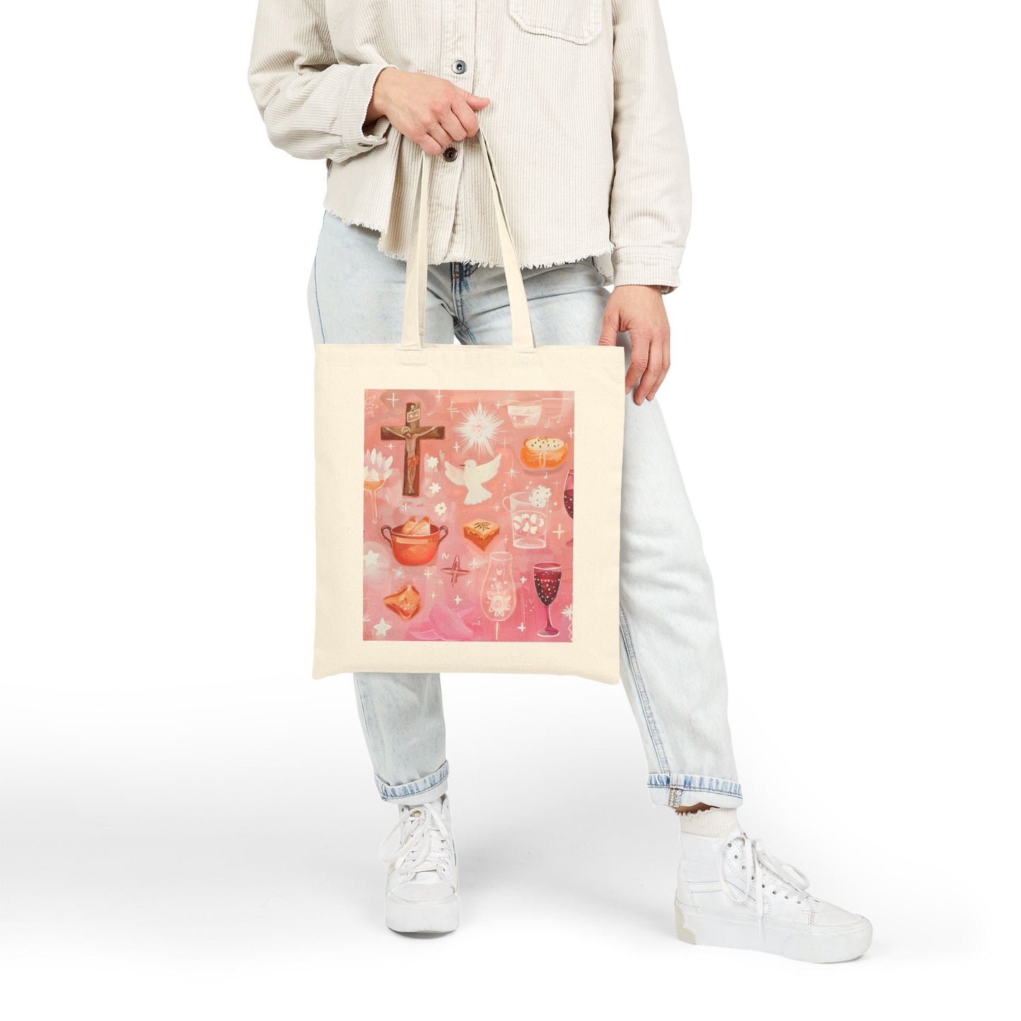 FAITH Cotton Canvas Tote Bag