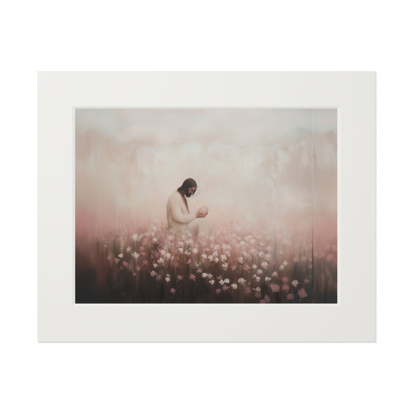 CONSIDER THE LILLIES Fine Art Print (Passepartout Paper Frame)