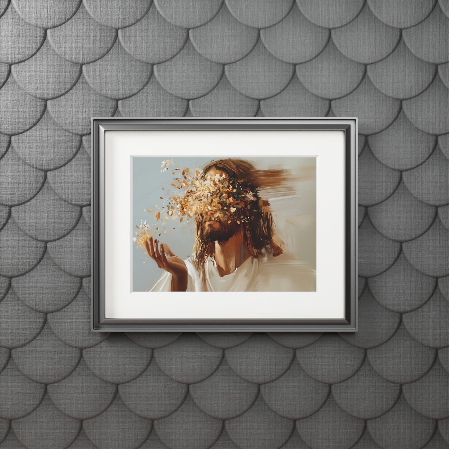 I AM THE VINE Fine Art Prints (Passepartout Paper Frame)