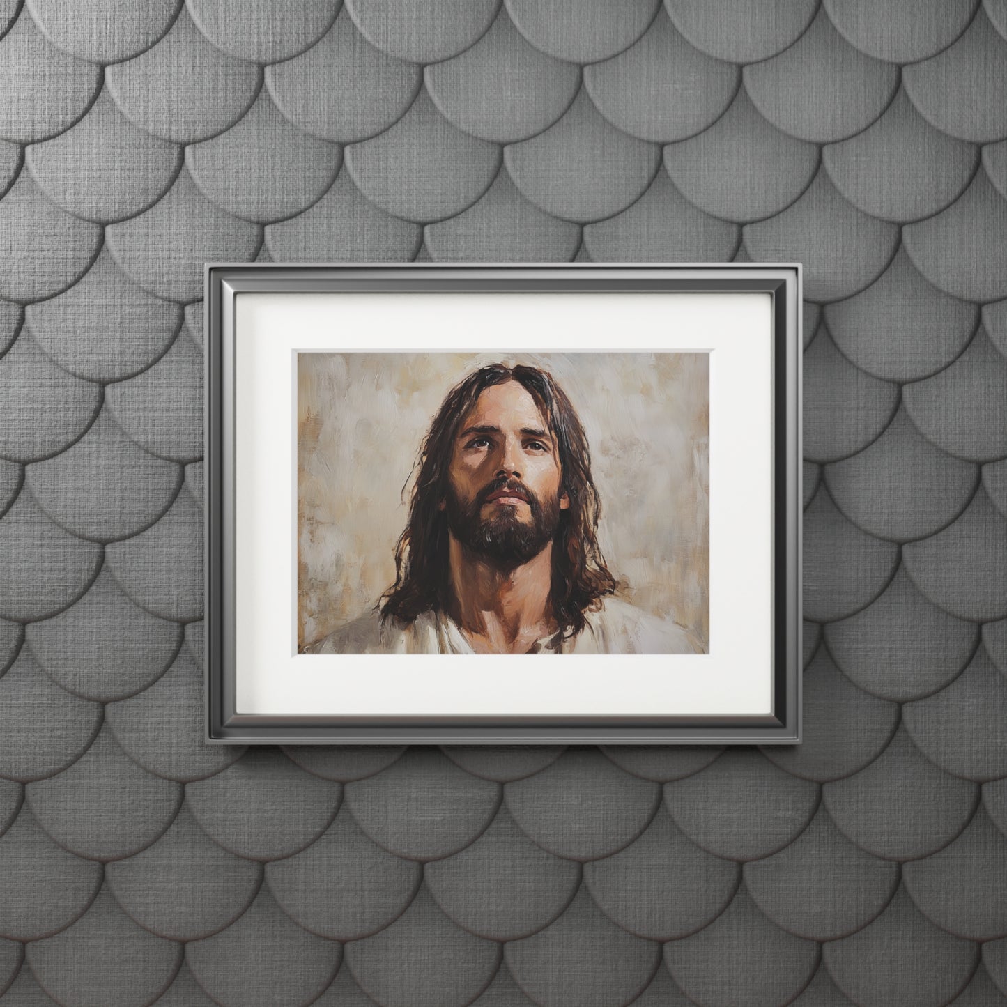 JESUS Fine Art Prints (Passepartout Paper Frame)