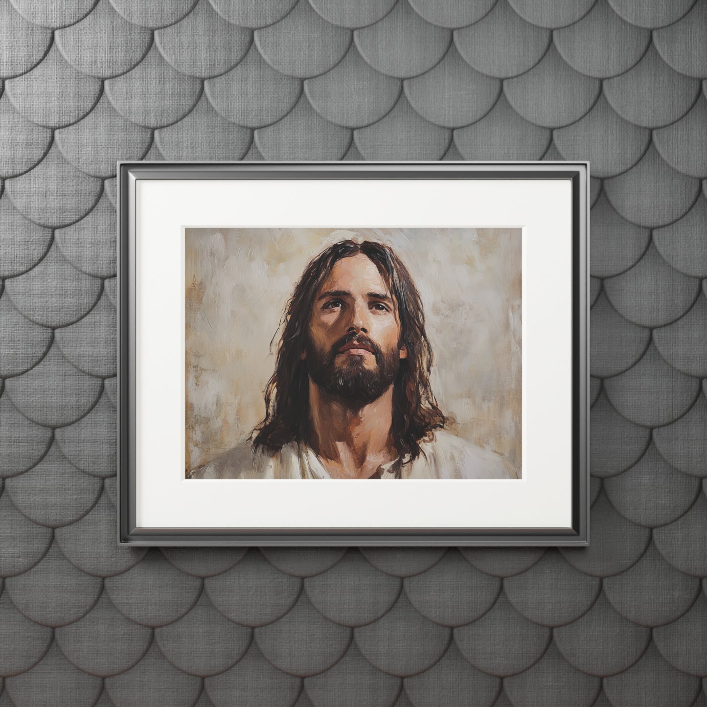JESUS Fine Art Prints (Passepartout Paper Frame)
