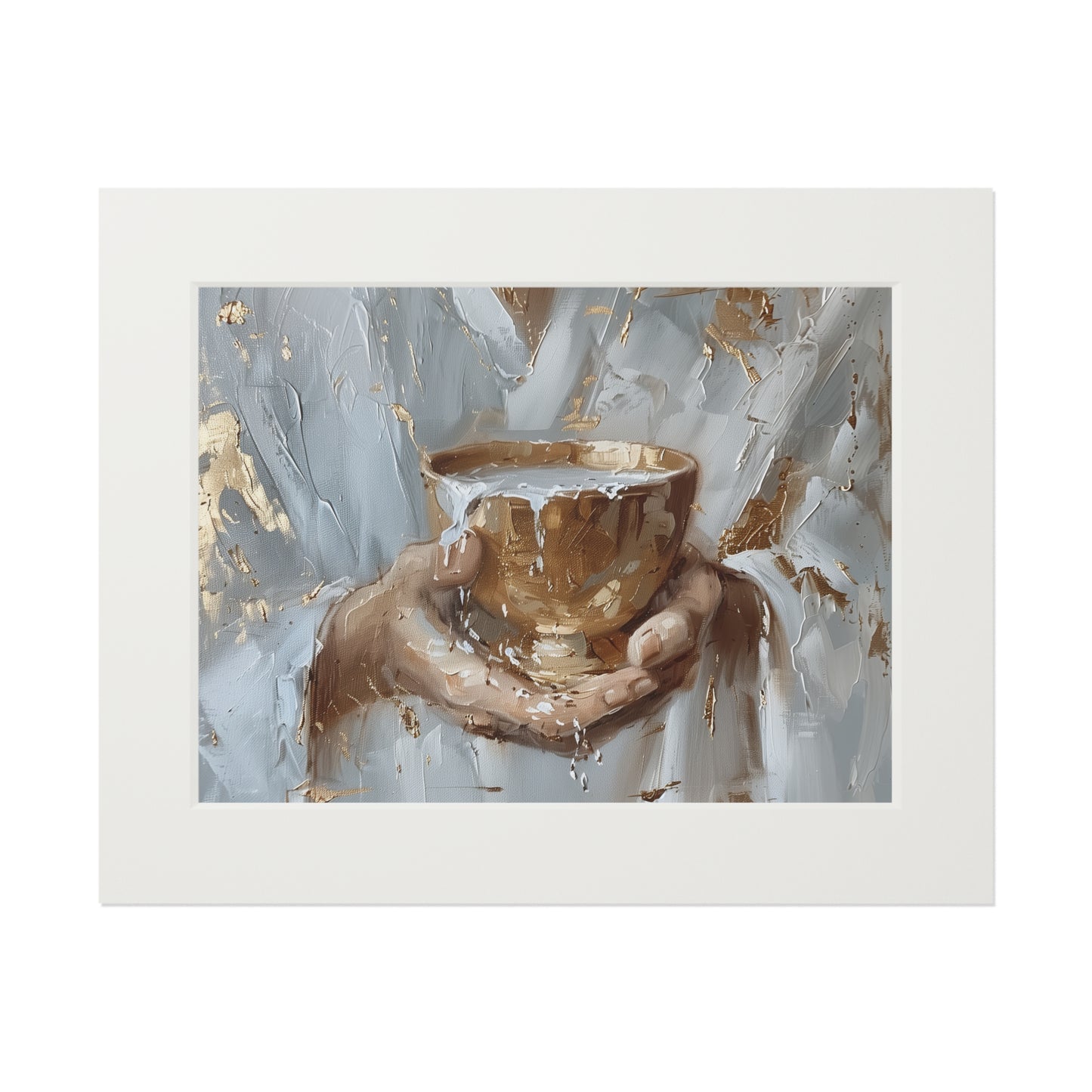 CUP OF LIFE Fine Art Print (Passepartout Paper Frame)