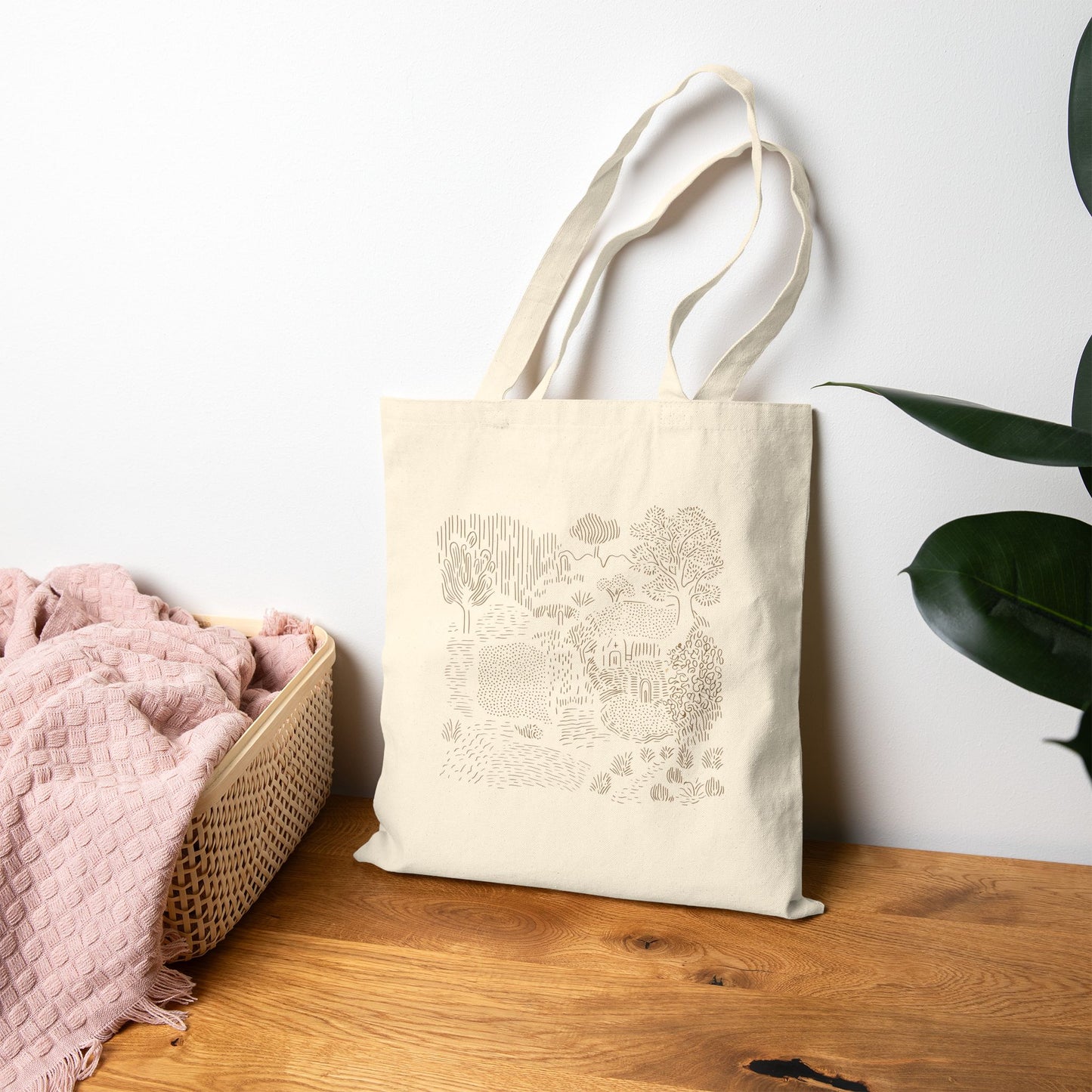 Eco-Friendly Cotton Canvas Tote Bag - Versatile Shopping, Beach Trips, or Gift, Reusable Grocery Bag, Sustainable Style