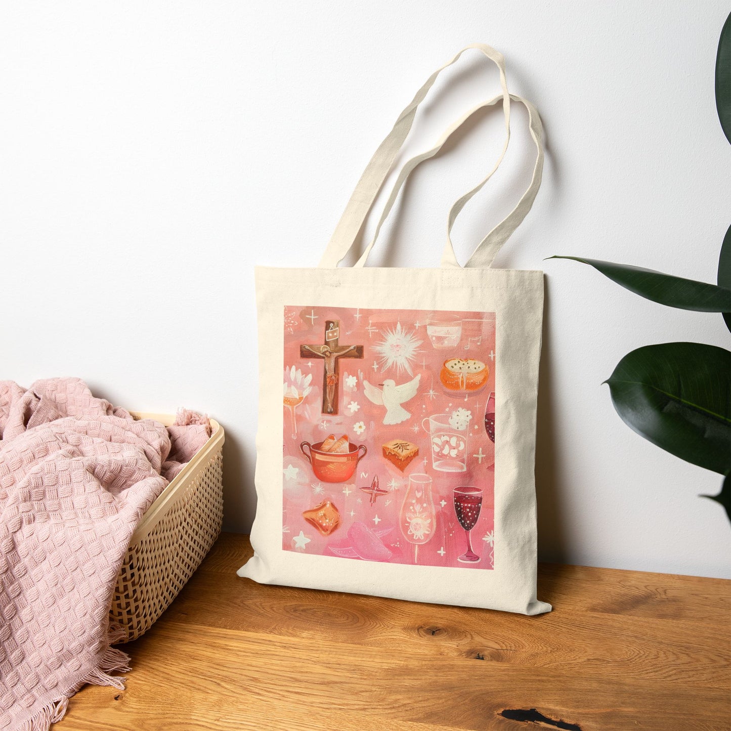 FAITH Cotton Canvas Tote Bag
