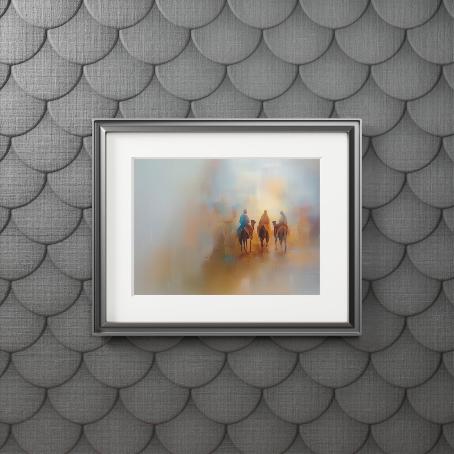 THREE WISE MEN Fine Art Prints (Passepartout Paper Frame)