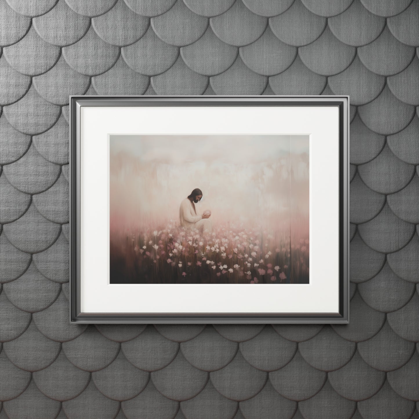 CONSIDER THE LILLIES Fine Art Print (Passepartout Paper Frame)