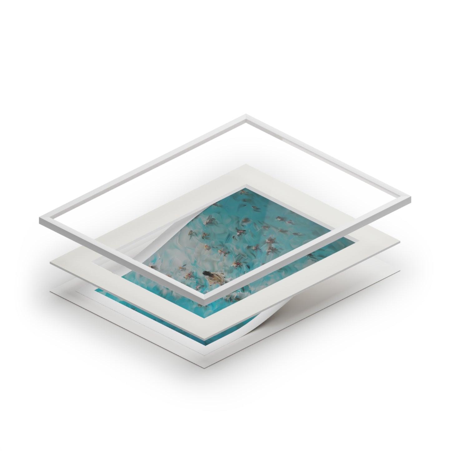 WATERY MIRACLES Fine Art Print (Passepartout Paper Frame)