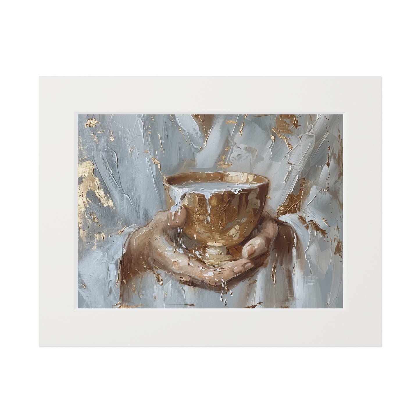 CUP OF LIFE Fine Art Print (Passepartout Paper Frame)