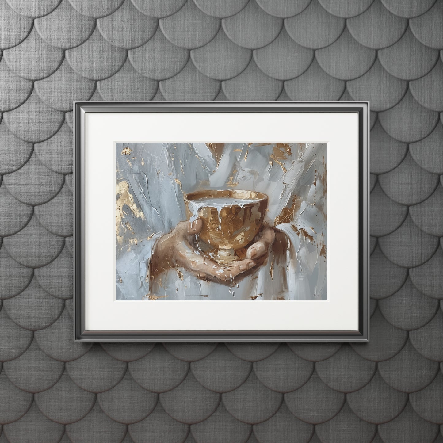 CUP OF LIFE Fine Art Print (Passepartout Paper Frame)