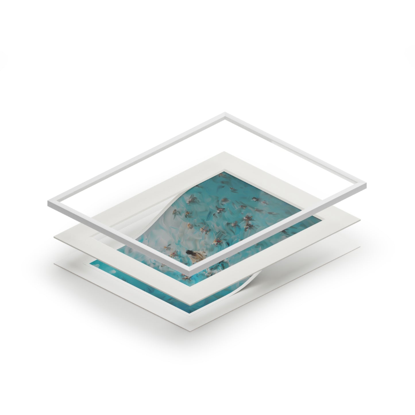 WATERY MIRACLES Fine Art Print (Passepartout Paper Frame)