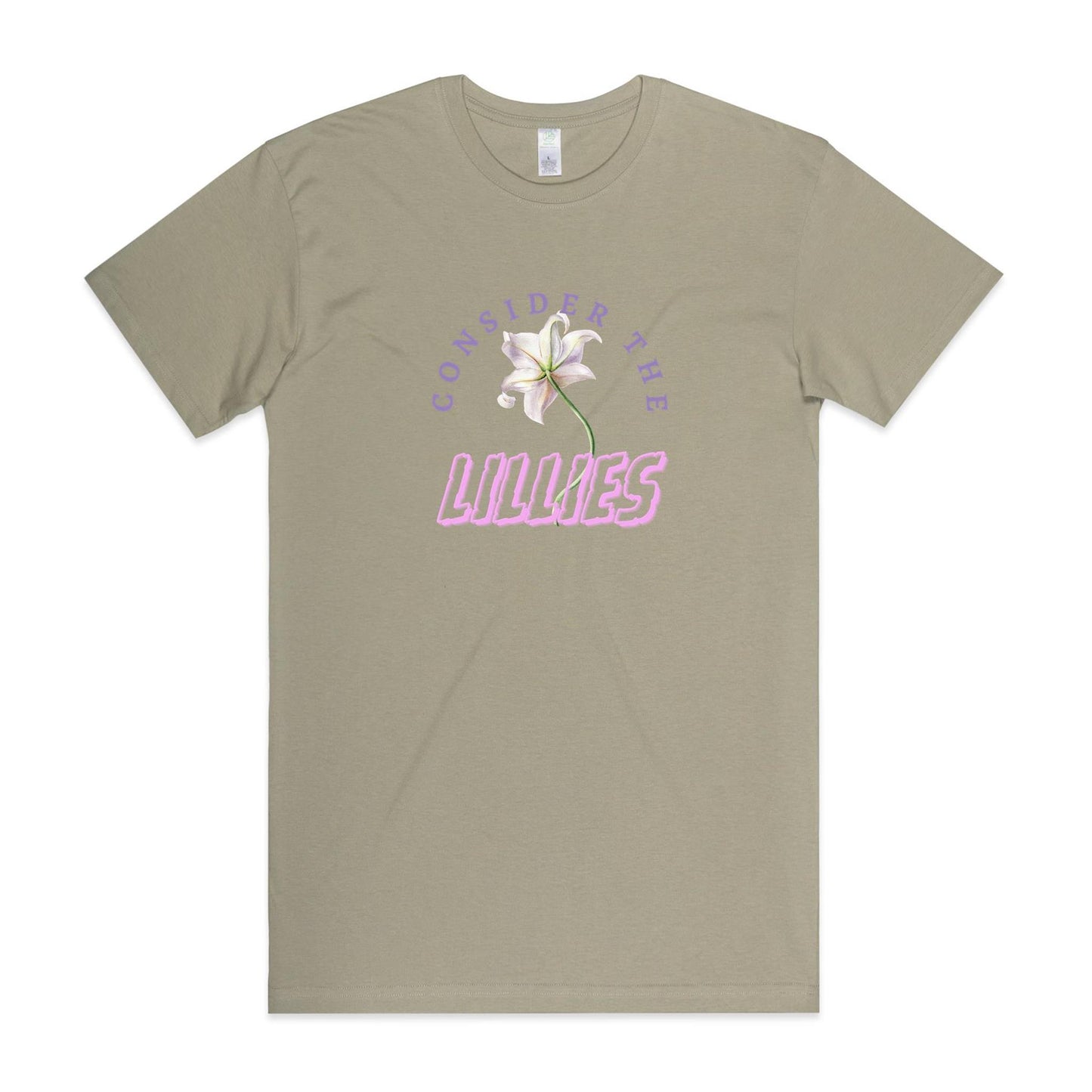 CONSIDER THE LILLIES (AS Colour Staple Organic Tee)