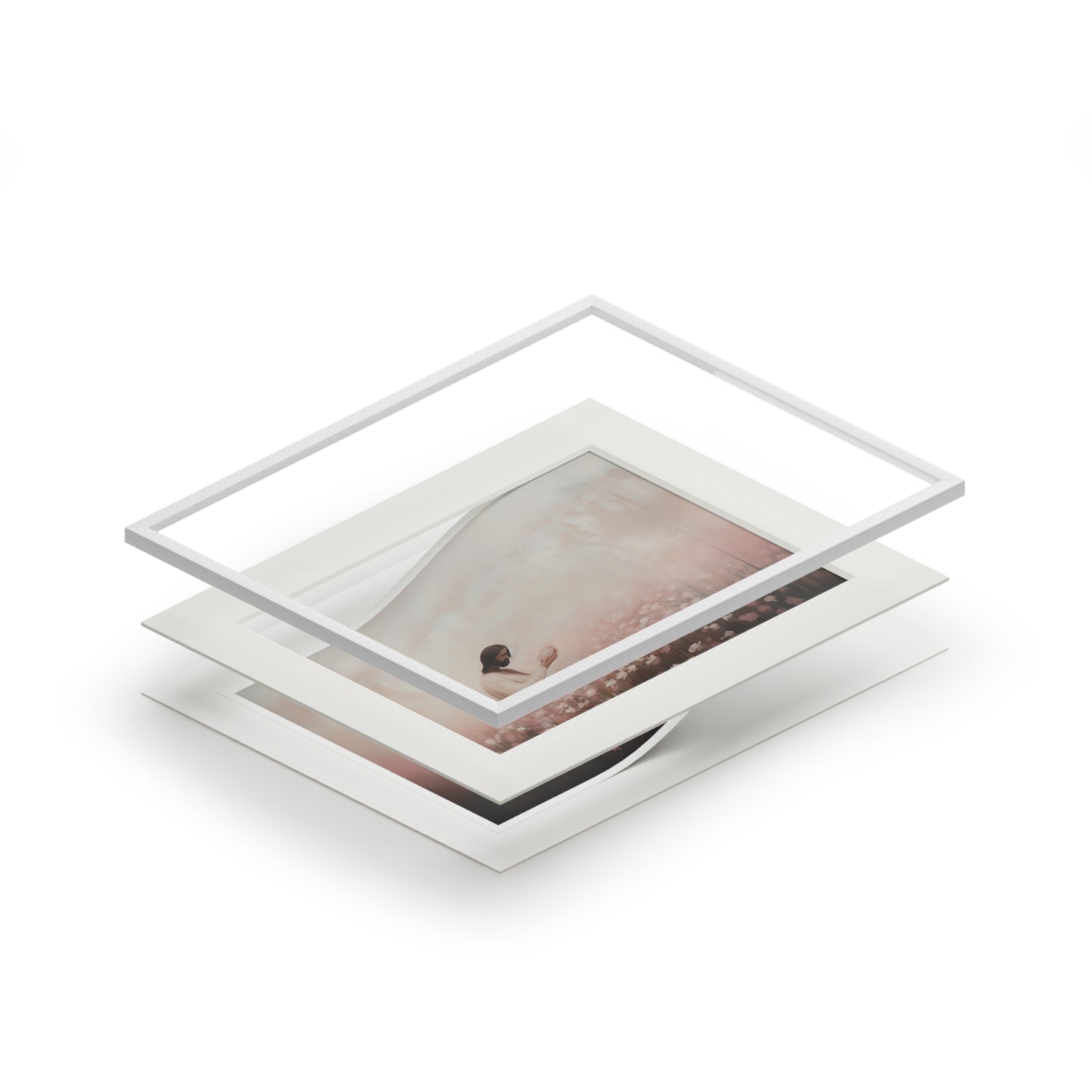 CONSIDER THE LILLIES Fine Art Print (Passepartout Paper Frame)
