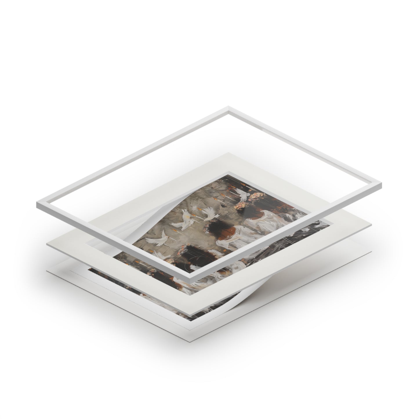 SEVEN SPIRITUAL GIFTS Fine Art Prints (Passepartout Paper Frame)