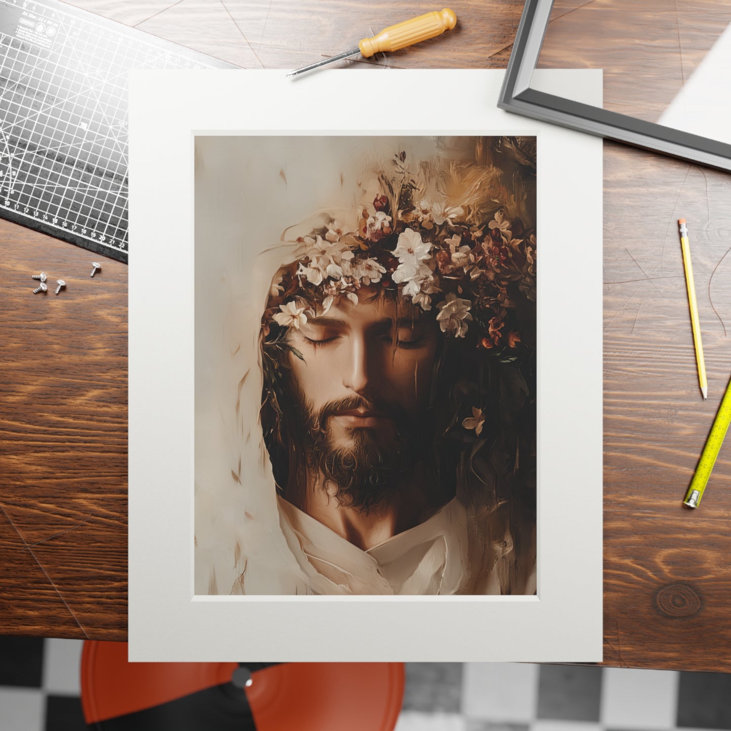 RESURRECTION Fine Art Print (Passepartout Paper Frame)