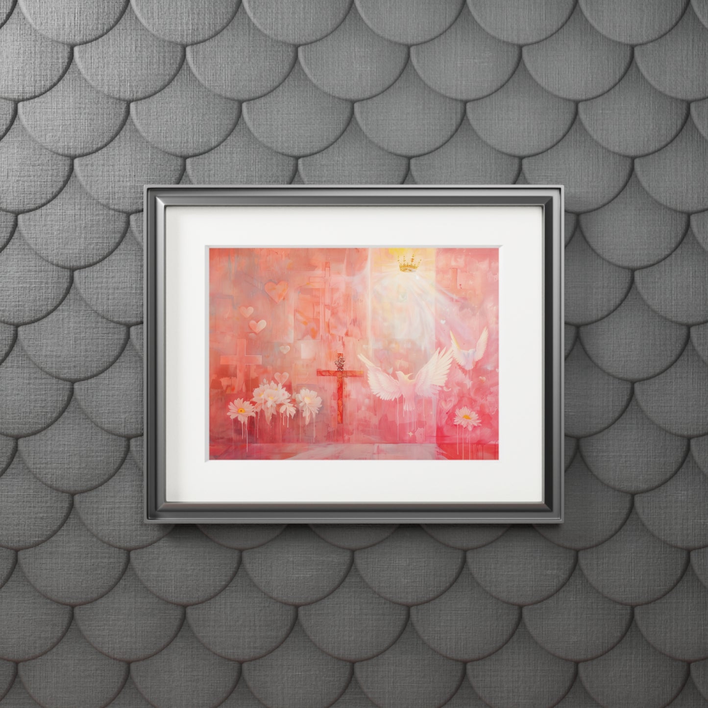 HOLY TEMPLE Fine Art Prints (Passepartout Paper Frame)
