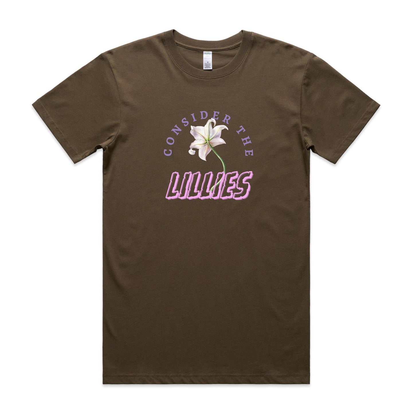 CONSIDER THE LILLIES (AS Colour Staple Organic Tee)