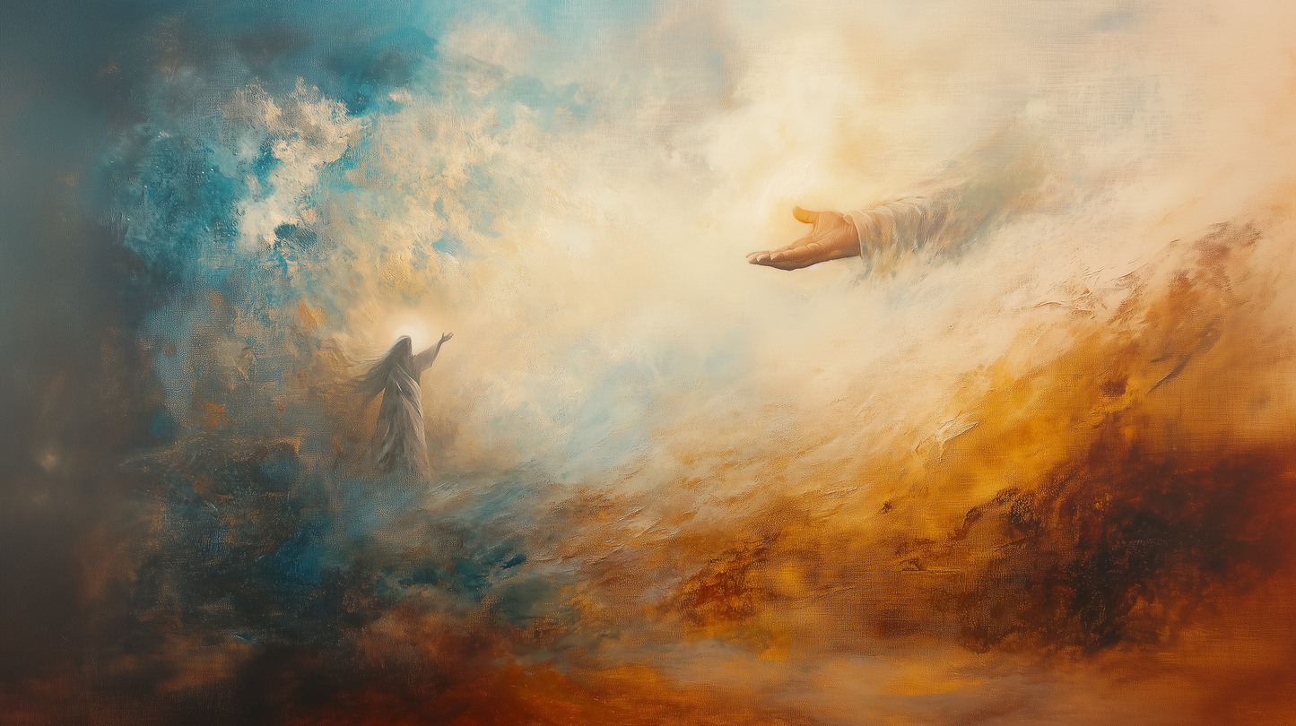 JEREMIAH (Stretched Canvas Print + Floating Oak Frame)