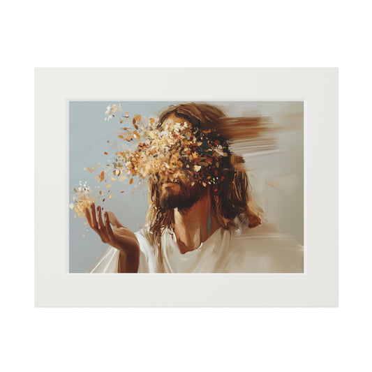 I AM THE VINE Fine Art Prints (Passepartout Paper Frame)