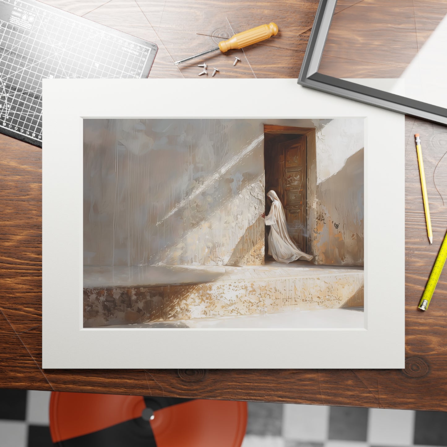 OPEN DOORWAYS Fine Art Print (Passepartout Paper Frame)