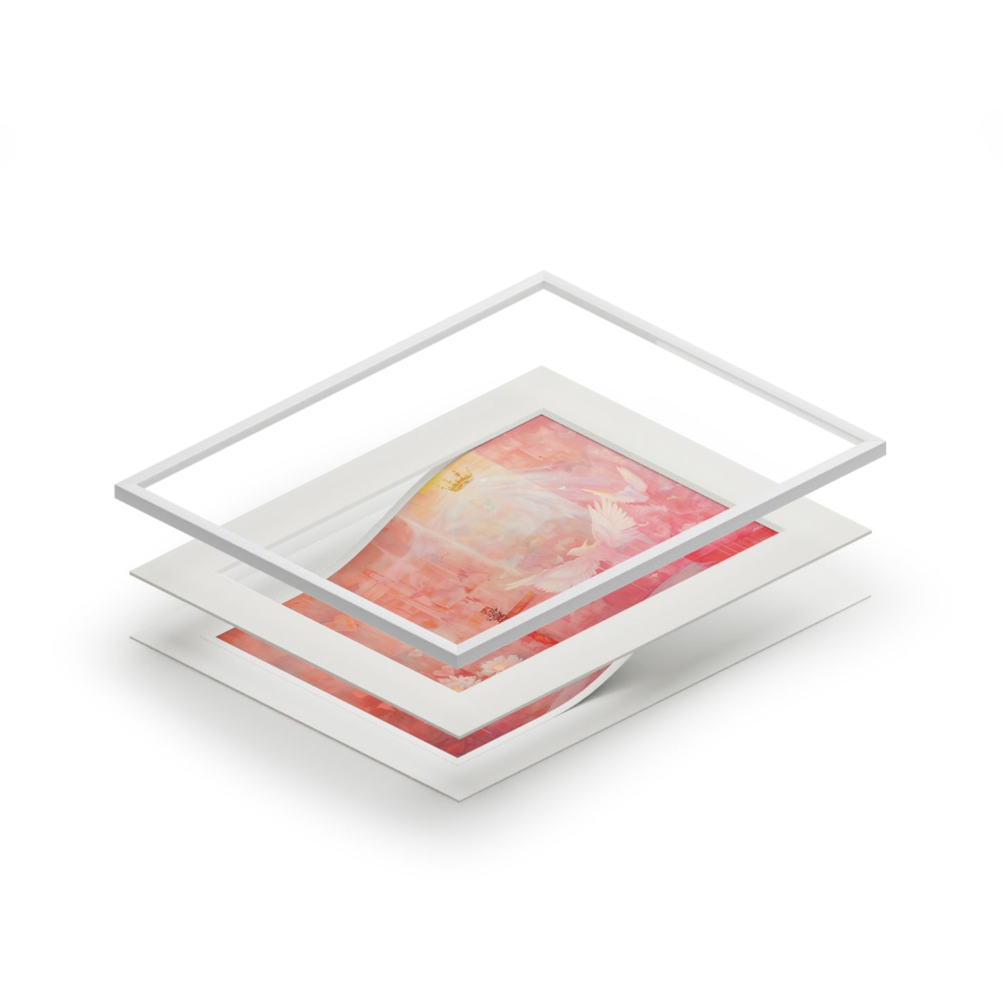 HOLY TEMPLE Fine Art Prints (Passepartout Paper Frame)