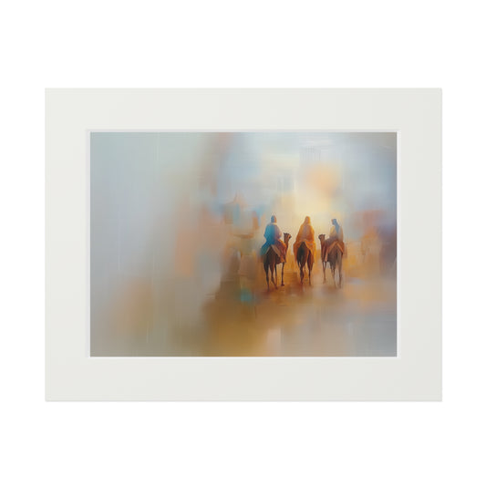 THREE WISE MEN Fine Art Prints (Passepartout Paper Frame)