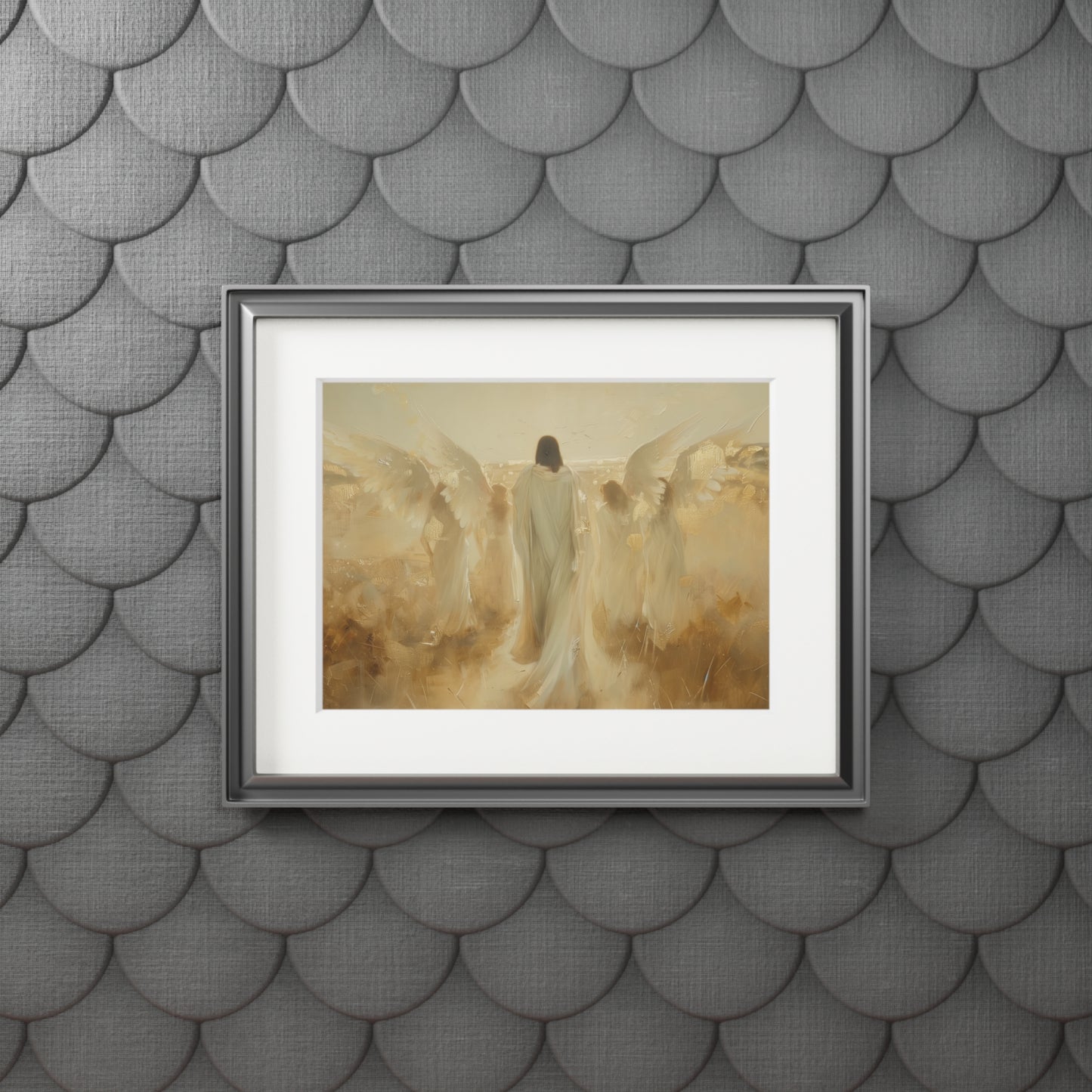 ANGELS IN THE DESERT Fine Art Prints (Passepartout Paper Frame)