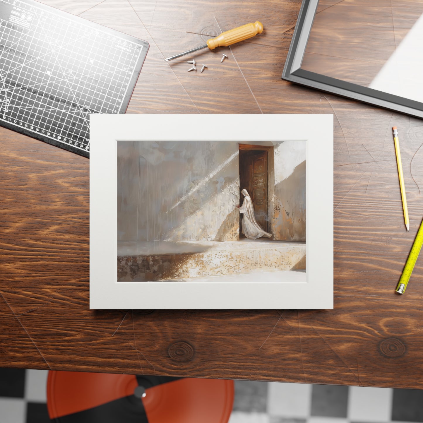 OPEN DOORWAYS Fine Art Print (Passepartout Paper Frame)