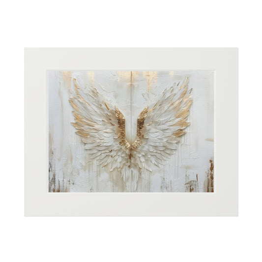 MESSENGERS WINGS Fine Art Print (Passepartout Paper Frame)