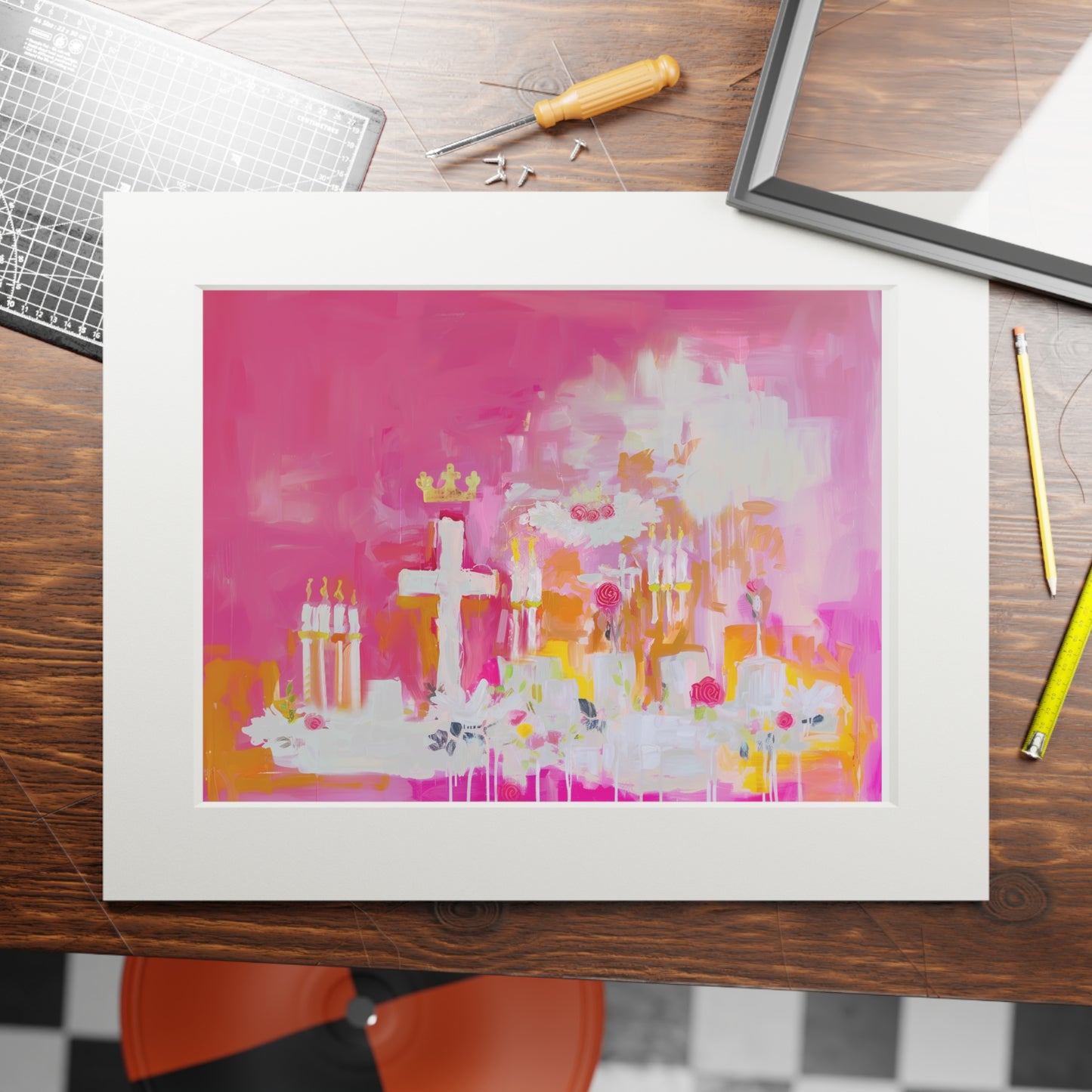 HOLY ALTAR Fine Art Prints (Passepartout Paper Frame)