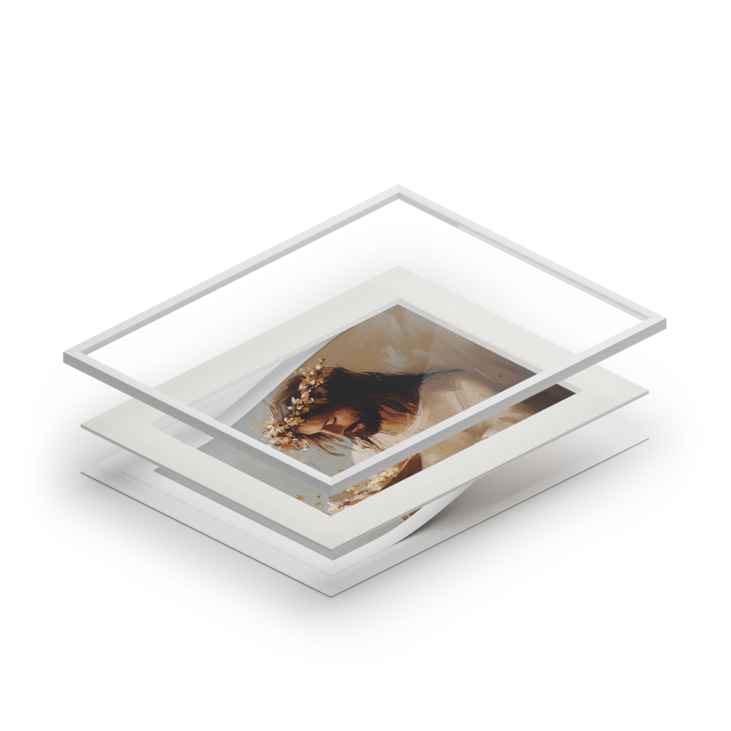 BREAD OF LIFE Fine Art Prints (Passepartout Paper Frame)