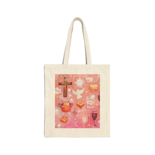 FAITH Cotton Canvas Tote Bag