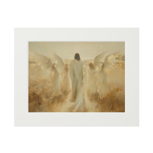 ANGELS IN THE DESERT Fine Art Prints (Passepartout Paper Frame)