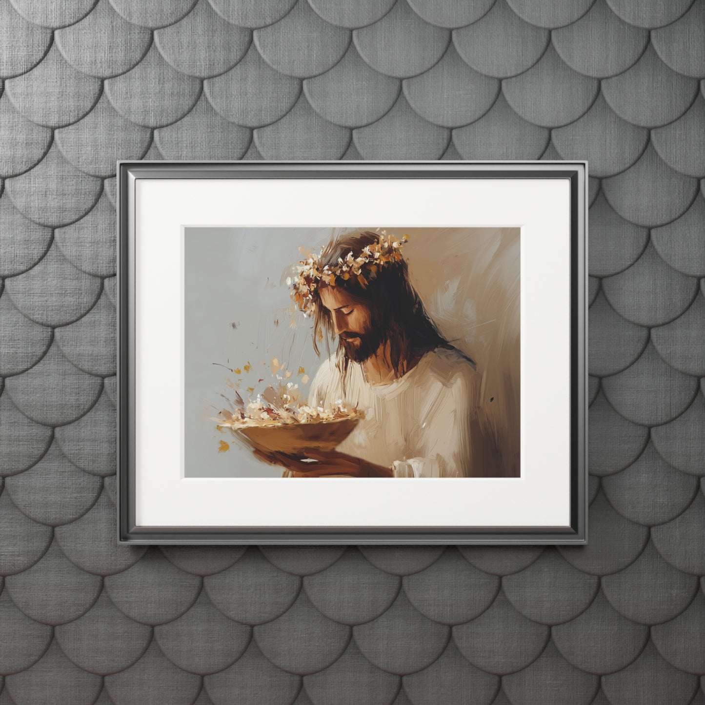 BREAD OF LIFE Fine Art Prints (Passepartout Paper Frame)