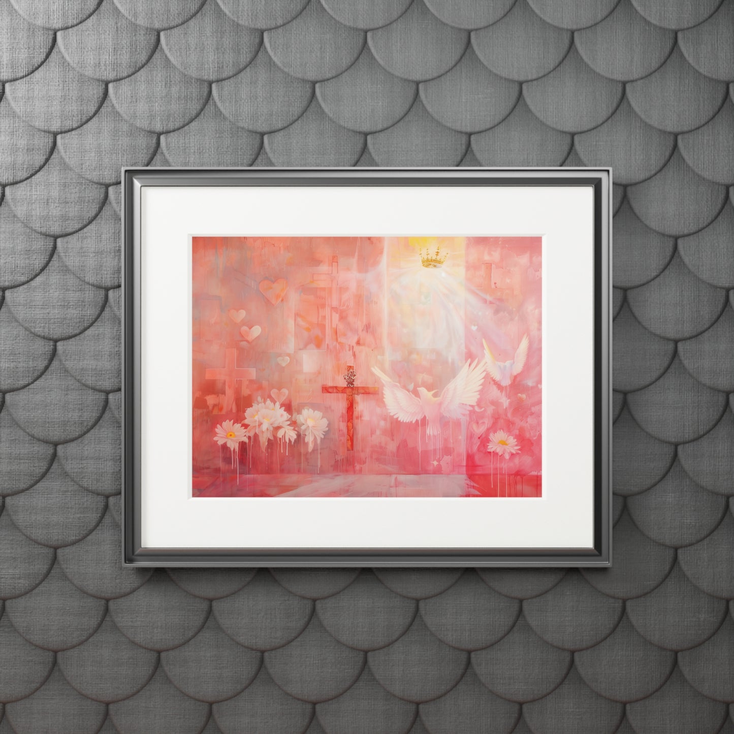 HOLY TEMPLE Fine Art Prints (Passepartout Paper Frame)