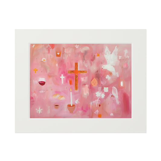 HOUSE OF HOLY SPIRIT Fine Art Print (Passepartout Paper Frame)